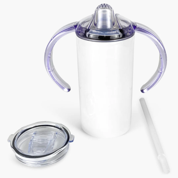 Straight Sublimation Sippy Cup
