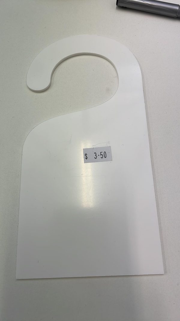 Acrylic Door Hanger