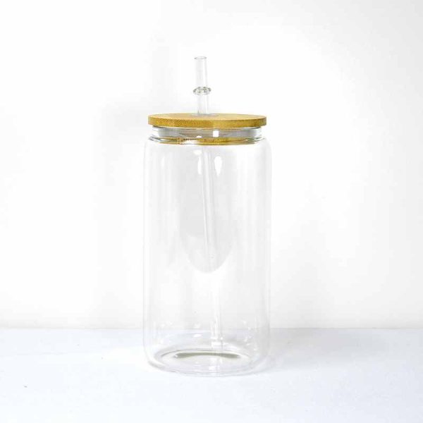 16oz Clear Glass Cans