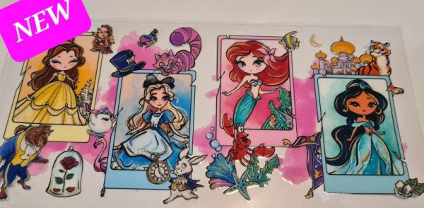 DTF Sticker - Disney Cartoon Princess