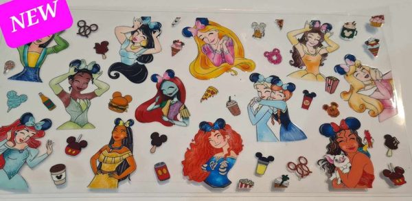 DTF Stickers - Disney Princesses
