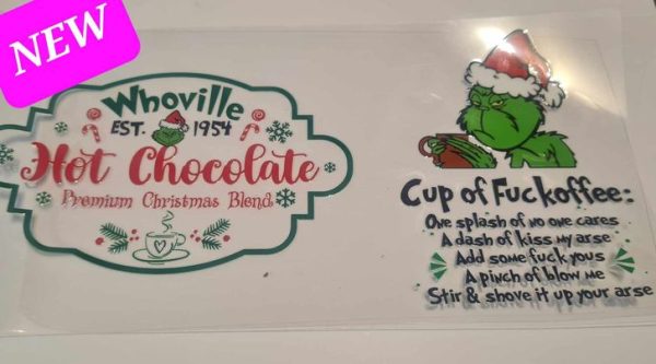 Grinch Whoville UV DTF
