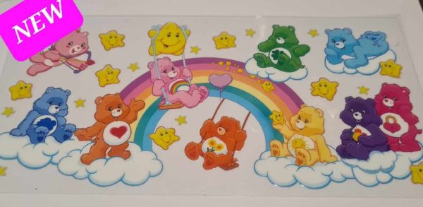 DTF Sticker- Rainbow Care Bear