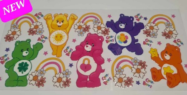 DTF Sticker - Care Bear Rainbow