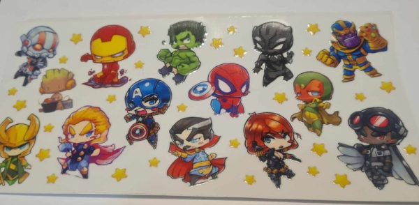 Toddler Superheros UV DTF