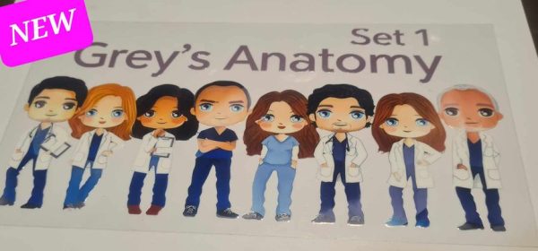 Greys Anatomy UV DTF