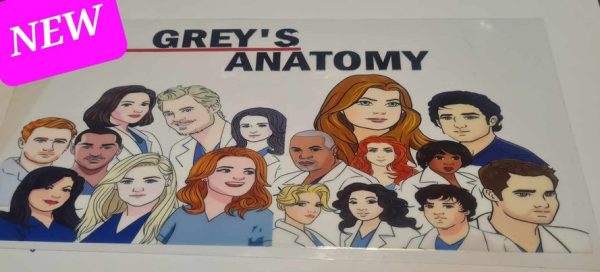Greys Anatomy UV DTF
