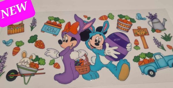Minnie & Mickey Mouse UV DTF