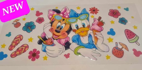 Minnie & Daffy Duck UV DTF