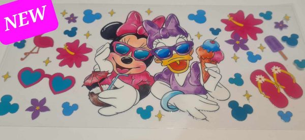 Minnie Mouse & Daffy Duck UV DTF