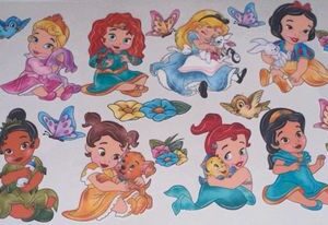 DTF Sticker Baby Disney Princesses