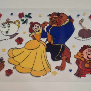 DTF Sticker Beauty & The Beast