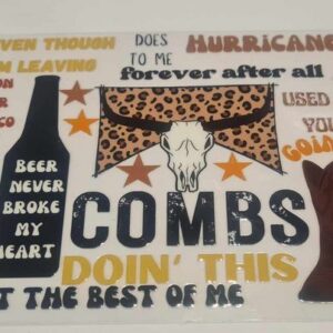 Luke Combs UV DTF