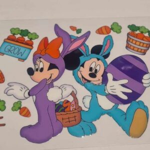Minnie & Mickey Mouse UV DTF