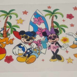 Minnie & Mickey Mouse UV DTF