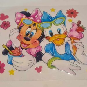 Minnie & Daffy Duck UV DTF