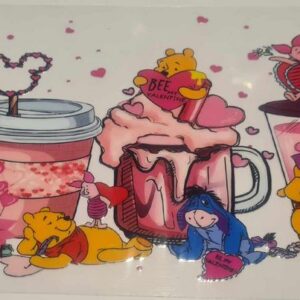 Pooh Bear UV DTF